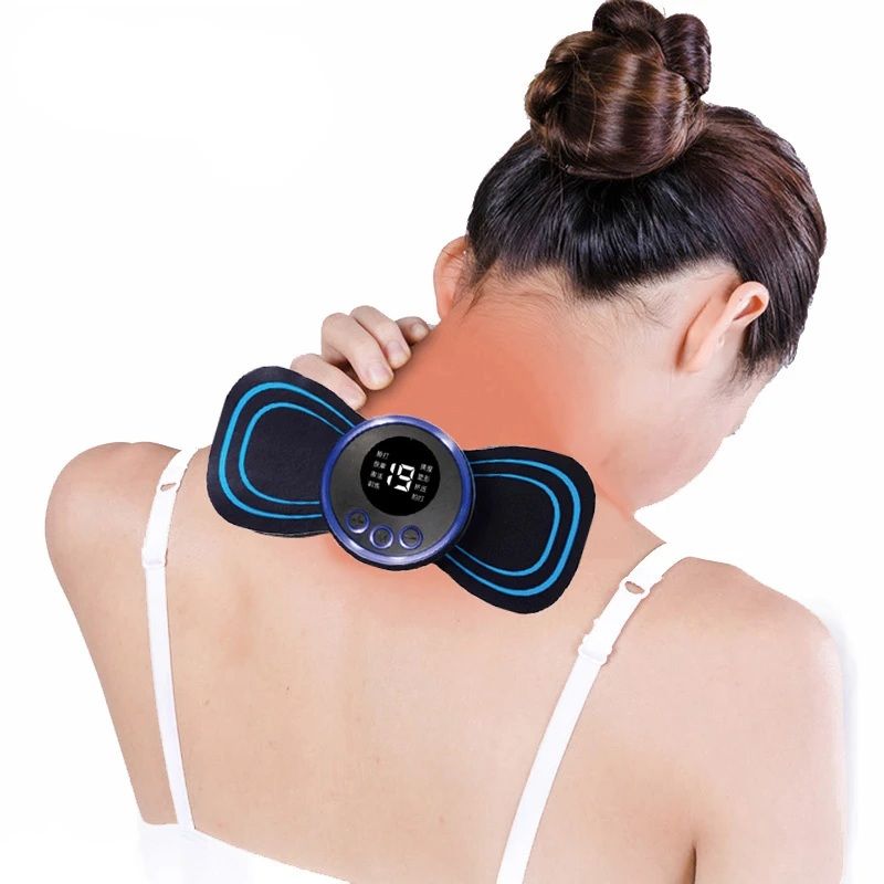 Portable EMS Mini Electric Massager – Rechargeable Body Massage Patch for Pain Relief