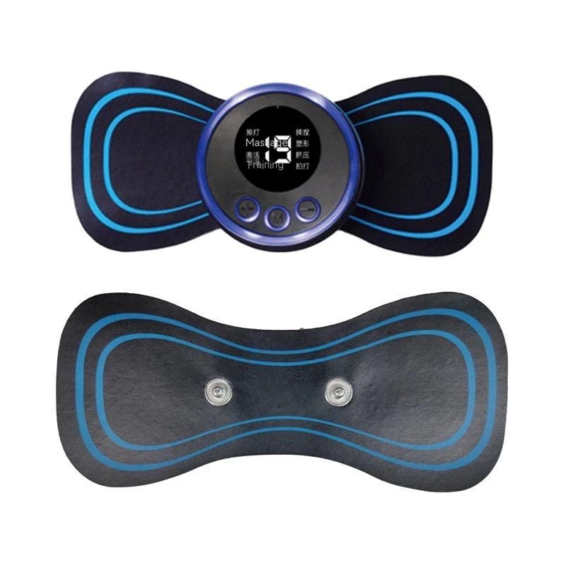 Portable EMS Mini Electric Massager – Rechargeable Body Massage Patch for Pain Relief
