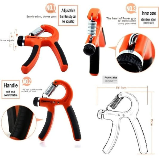 Adjustable Hand Grip Strengthener Set (10–40Kg) – Wrist, Finger & Forearm Exerciser