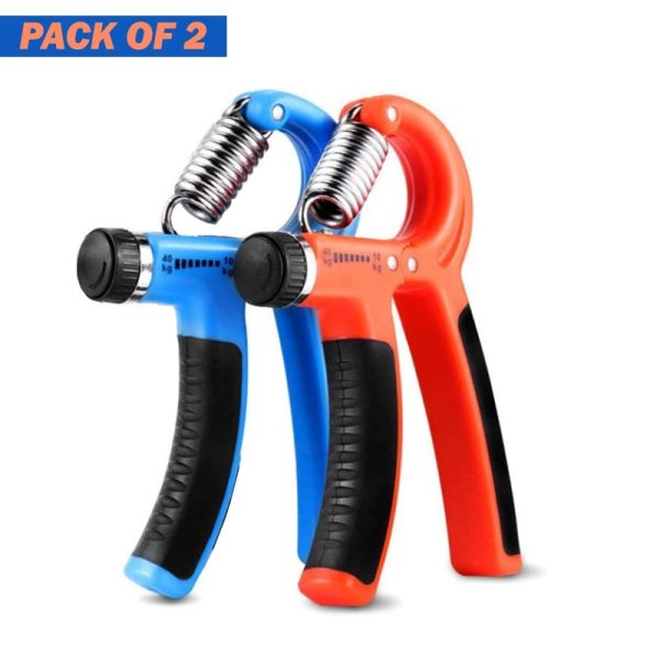 Adjustable Hand Grip Strengthener Set (10–40Kg) – Wrist, Finger & Forearm Exerciser